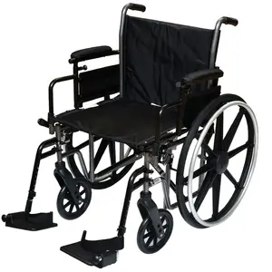 折叠手动轮椅制造商的W52可拆卸钢带铝手圈中国2019康复治疗用品