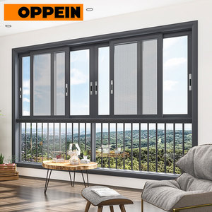 OPPEIN, gran oferta, marco de aluminio, ventana de vidrio, abierta hacia afuera con pantalla - Product Image 3