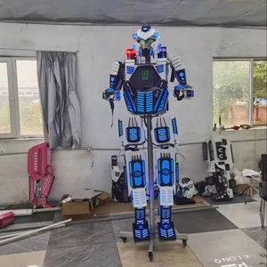 Disfraz <span class=keywords><strong>de</strong></span> Robot LED Gigante para Adultos, Elegantes Zancos, Diseño Impreso <span class=keywords><strong>de</strong></span> Salón <span class=keywords><strong>de</strong></span> Baile y <span class=keywords><strong>Flamenco</strong></span>, para Celebraciones <span class=keywords><strong>de</strong></span> Halloween, Espectáculos y Fiestas - Product Image 2