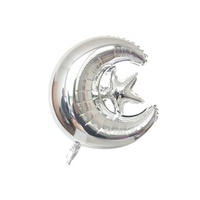 Ensemble de ballons en latex pour Ramadan Mubarak et Eid Mubarak Bannière en aluminium Décorations pour la maison avec tourbillons suspendus pour les décorations de fête