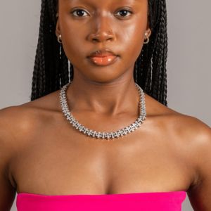 Uwin नए आगमन फैशन ब्लिंग करने वाली महिला cz क्रॉस गहने एले सुंदर मिनी क्रॉस गहने पुरुषों के लिए क्लस्टर क्यूफ ब्रेसलेट हार - Product Image 3