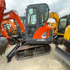 Excavatrice Doosan DX55-9 d'occasion, 55 tonnes, machine de terrassement en excellent état de fonctionnement, moteur Yanmar, composants d'engrenage et de roulement - Product Image 1