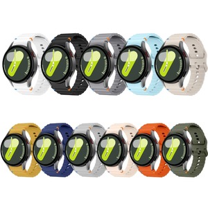 Bracelet en Silicone pour Samsung Galaxy Watch 7 FE 40mm 44mm Bande 46mm <span class=keywords><strong>5</strong></span> <span class=keywords><strong>Pro</strong></span> 45mm Montre 6 Classique 47mm 43mm Bracelet Sports Bracelets - Product Image 2
