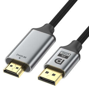 <span class=keywords><strong>Cable</strong></span> <span class=keywords><strong>DisplayPort</strong></span> 1.4 a HDMI 2.1 de 8K y 60Hz, <span class=keywords><strong>Cable</strong></span> Trenzado Unidireccional, Compatible con HDCP 2.3/HDR 10/DSC para <span class=keywords><strong>HP</strong></span>, Dell y Más - Product Image 5