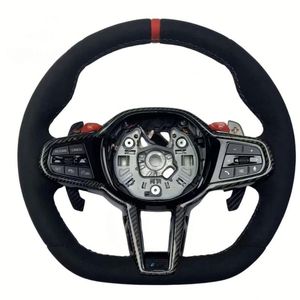 Volante OEM de Fibra de Carbono para <span class=keywords><strong>BMW</strong></span> <span class=keywords><strong>CS</strong></span> G F F30 F20 F10 <span class=keywords><strong>E46</strong></span> M2 M4 <span class=keywords><strong>M3</strong></span> M5 G20 G80 E90 E87 E38 F87 G28 G30 G38 G60 G87 X3 X5 M8 - Product Image 3