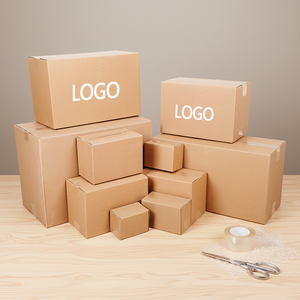 Caja de Cartón Corrugado Resistente, Ecológica, Reutilizable y Personalizada para Almacenamiento, Mudanza, Logística, Envío y Embalaje <span class=keywords><strong>Express</strong></span> - Product Image 1