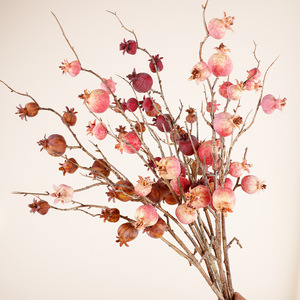ผลทับทิมประดิษฐ์ Autumn Frost ขนาด 30 ซม.-100 ซม. คุณภาพสูง ของตกแต่งบ้าน ของตกแต่งตรุษจีน - Product Image 1