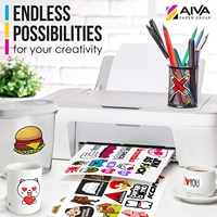 Étiquettes adhésives en vinyle imperméable blanc brillant PET PP imprimables pour imprimantes à jet d'encre, rouleau jumbo pour imprimante à jet d'encre