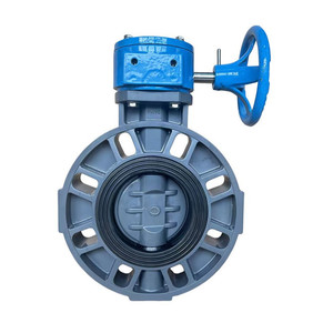 Vanne papillon à passage total en ABS gris et blanc, standard universel, de 63 mm à 315 mm, <span class=keywords><strong>prix</strong></span> fabricant - Product Image 1