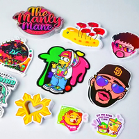 Pegatinas de Vinilo con Corte Personalizado, Etiquetas Adhesivas Impermeables de PVC con Diseño de Logotipo de Empresa, Pegatinas de Dibujos Animados