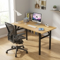 Mobilier de bureau pliable contemporain en bois PC pliable pour utilisation en atelier