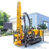 Foreuse hydraulique sur chenilles pour puits d'eau de 500 m pour forage de puits agricoles