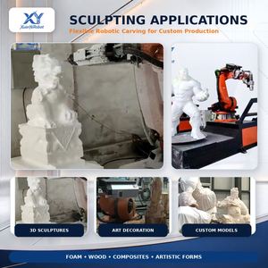 Bras robotisé industriel KUKA KR 210 R2700 à 6 axes pour la sculpture sur bois, la fabrication de moules en acrylique avec moteur et engrenage - Haute efficacité - Product Image 6