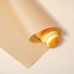 Papier <span class=keywords><strong>de</strong></span> cuisson non blanchi, résistant à la graisse, en gros, personnalisé, double face, pour la cuisson - Product Image 2