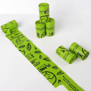 Custom Logo Scented Eco Friendly Biodegradable Pop <b>Bags</b> for Dog Poop <b>Bag</b> With Handle <b>Compostable</b> Dog Poop <b>Bag</b> - Product Image 3
