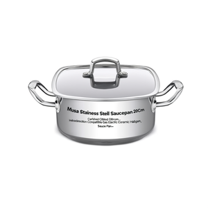 Casseruola Inox (20cm) MUSA Cromo lucido V320572CA20 - Product Image 2
