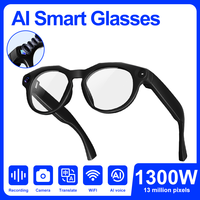 Lunettes Intelligentes Cy02 1300w avec Caméra Vidéo Anti-tremblement, Appel Bluetooth Pliable, Traduction IA, ChatGPT, Lunettes Connectées HG032