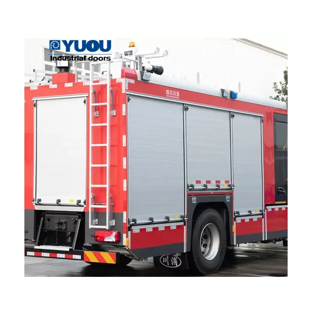 China Fabrikant Mini Aluminium Zware Rolluik Truck Box Zijroller Paneel Brandbestrijding Deuren Voor Vrachtwagen