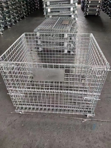 1200*1000*890Mm Kim Loại <span class=keywords><strong>Stackable</strong></span> Wire <span class=keywords><strong>Mesh</strong></span> Pallet <span class=keywords><strong>Cage</strong></span> - Product Image 3
