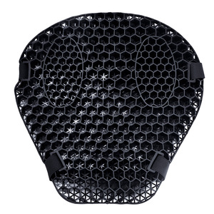 Funda de Asiento de Gel para Motocicleta Honeycomb 3D, Negra, TPE, Transpirable, Impermeable, para Todas las Estaciones, Colocación Trasera - Product Image 5