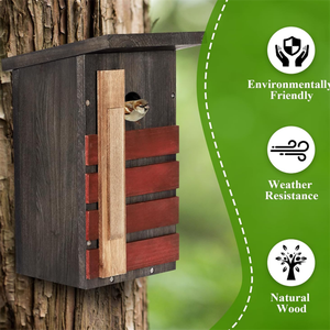 صناديق تعشيش طيور للبيع بالجملة مجموعة تجميع ذاتية الصنع منزل طائر أزرق للاستخدام الخارجي - Product Image 4