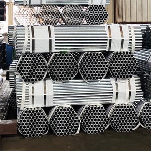Tuyau en acier galvanisé à chaud pour échafaudage, profil <span class=keywords><strong>rond</strong></span>, tube en <span class=keywords><strong>fer</strong></span> galvanisé pour la construction - Product Image 1