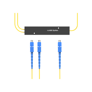 ตัวแยกสัญญาณไฟเบอร์ออปติก PLC แบบ 1x2 SC UPC รุ่นขายดีที่สุด, กล่อง ABS แบบ Single Mode ขนาด 0.9 มม. พร้อมท่อเหล็ก สำหรับเครือข่าย FTTH GPON EPON - Product Image 4