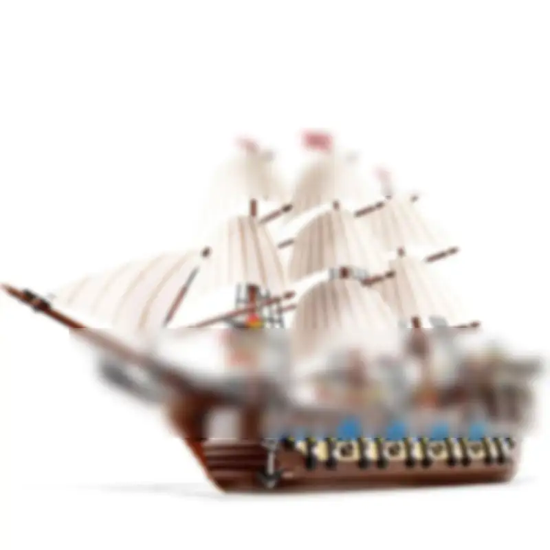 1709PC série de cuirassés impériaux bateaux Pirate des Caraïbes modèle blocs de construction jouets pour enfants cadeaux MOC jouet