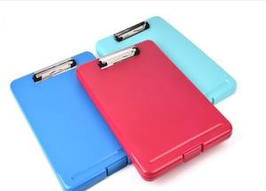 収納付きのプロモフレキシブルプラスチック製クリップボードクリップ - Product Image 5