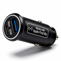Mini Rastreador GPS para Auto, Posicionamiento AGPS, Pantalla IPS, Aleación de Aluminio, Sistema Dual, Dispositivo Antipérdida, Compatible con Navegación GPS Android