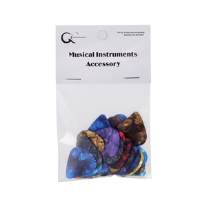 Púas de Guitarra K en Bolsa Transparente, Juego de Púas Triangulares Grandes de ABS/Celuloide, Accesorios para Guitarra - Product Image 3