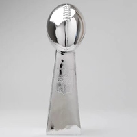 Trophée en résine et métal personnalisé en gros pour les récompenses sportives