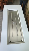 Ensemble Canapé d'Extérieur Table Brasero Mobilier de Jardin Personnalisé Brasero de Terrasse Brasero à Gaz de Jardin