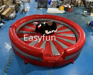 EASYFUN - Toro Mecánico Inflable Comercial al por Mayor, Colchoneta <span class=keywords><strong>para</strong></span> Montar en Toro Mecánico, Juegos <span class=keywords><strong>de</strong></span> Montar con Efecto <span class=keywords><strong>de</strong></span> Humo <span class=keywords><strong>para</strong></span> <span class=keywords><strong>Fiestas</strong></span> - Product Image 6