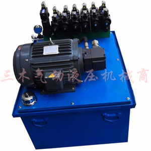 Groupe hydraulique 7,5 kW, moteur PV2R1, 21 bars, réservoir d'huile 200 L, système hydraulique pour plateforme élévatrice - Product Image 5