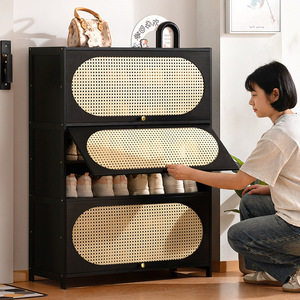 Home <b>shoe</b> cabinet, entrance <b>shoe</b> <b>rack</b>, multi-tiered floor-standing <b>storage</b> unit for hallways and outside, simple and convenient. - Product Image 1