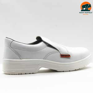 2023 gran oferta de <span class=keywords><strong>zapatos</strong></span> de clínica de Enfermería Médica de cuero blanco ortopédico Hospital sala limpia hombres blanco deslizamiento en el trabajo <span class=keywords><strong>zapatos</strong></span> de seguridad - Product Image 3