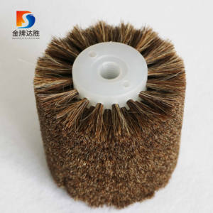 Herramienta para Pulir Zapatos, Cepillo de Limpieza de <span class=keywords><strong>Pelo</strong></span> de Caballo con <span class=keywords><strong>Rodillo</strong></span> - Product Image 6