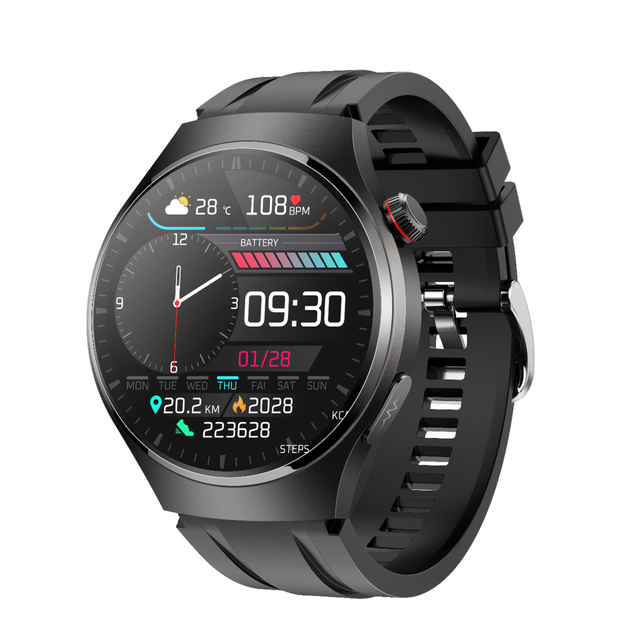 MT200 Android Smart Bracelet AMOLED 440mAh Battery Wireless Charging BT Calling Heart Rate Sleep Monitoring ECG+PPG Pressure