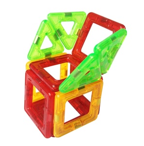Magnet Block <strong>Mini</strong> Toys Educational Bricks Assembly Toy DIY Designer <strong>Robot</strong> and Car Model Set - Product Image 6
