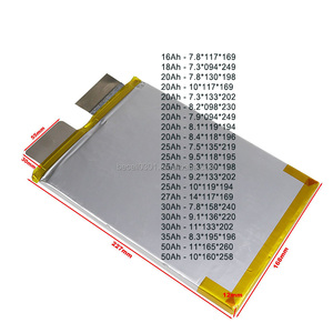 แบตเตอรี่ลิเธียมโพลิเมอร์ LFP/NMC 3.2V ขนาด 10Ah 20Ah 30Ah 40Ah 50Ah 60Ah  ชนิดเหล็กฟอสเฟต - Product Image 6