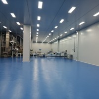 Salle Blanche Modulaire Moderne Norme GMP ISO 5-9 Classe Projets Outre-mer Solution Clé en Main Conception Personnalisée Laboratoires Hôpitaux Alimentation