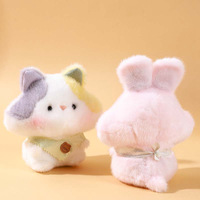 Peluche anti-stress Panda, Lapin, Éléphant avec rembourrage en coton PP, Décoration de bureau, Cadeau pour enfants et filles