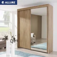 Allure ahşap ücretsiz teslimat yatak odası mobilyası plastik dolap iç dolap dolap