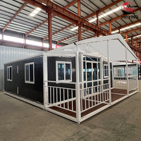 Vente en gros usine Chine : Maisons modulaires préfabriquées de luxe 20 pieds, Villa conteneur extensible, Mini-maison mobile pliable