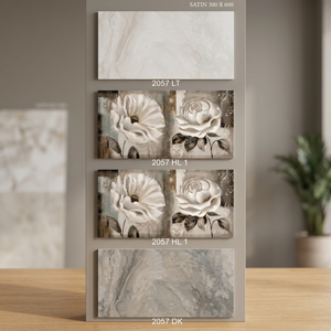 Prix Offre Spéciale bon marché gris clair brillant carreaux de mur en céramique 12x24 30x60cm 300x600mm idéal pour salle de bain de Chine - Product Image 6