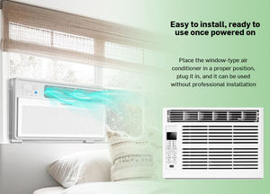 Economische stille 8000 BTU 220V R32 aan/uit koeling alleen huishoudelijke apparaten raam airco - Product Image 6