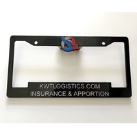 Support de plaque d'immatriculation de moto en alliage d'aluminium, bricolage de luxe