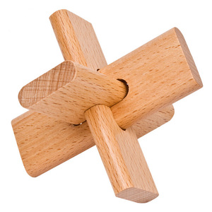 Juego de Mesa Educativo 3D de Madera, <span class=keywords><strong>Rompecabezas</strong></span> de Inteligencia Luban Lock, Juegos de Ingenio para Adultos y Niños - Product Image 2
