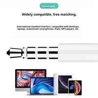 Vente en gros d'écouteurs intra-auriculaires pour téléphone portable Type-C suppression active du bruit (ANC) IPX-5 casque filaire